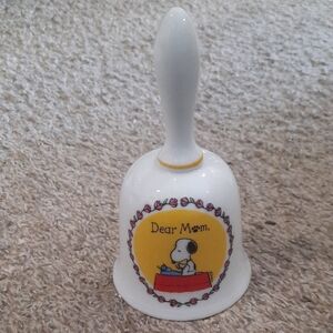 Snoopy 'Dear Mom' Decorative Bell